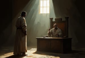 Pilate perplexed - Pilato lē mautonu