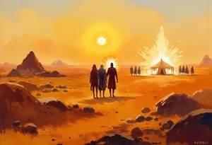 Abraham bargains with God - Ua feutaga’i Aperaamo ma le Atua